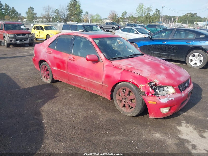 2002 Lexus Is VIN JTHBD192620041533 IAAI salvage auction — RIGHT FRONT, Salvage (Texas), sold $350 on 2026-07-10 (photo 1)