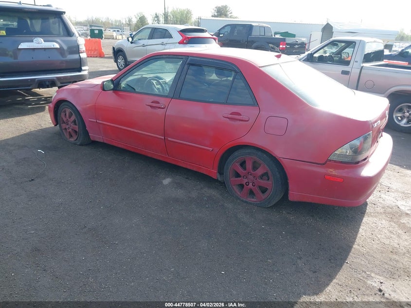 2002 Lexus Is VIN JTHBD192620041533 IAAI salvage auction — RIGHT FRONT, Salvage (Texas), sold $350 on 2026-07-10 (photo 3)