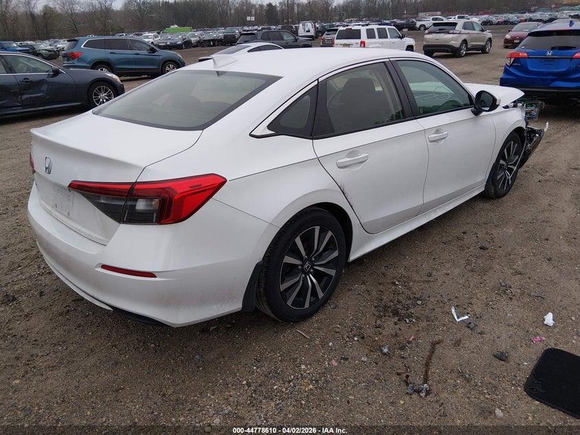 2022 Honda Civic VIN JHMFE1F77NX006221 IAAI salvage auction — FRONT END, Salvage (New Jersey), sold $4,950 on 2026-08-01 (photo 4)