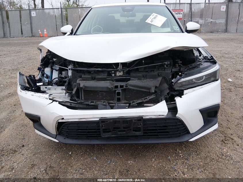 2022 Honda Civic VIN JHMFE1F77NX006221 IAAI salvage auction — FRONT END, Salvage (New Jersey), sold $4,950 on 2026-08-01 (photo 6)