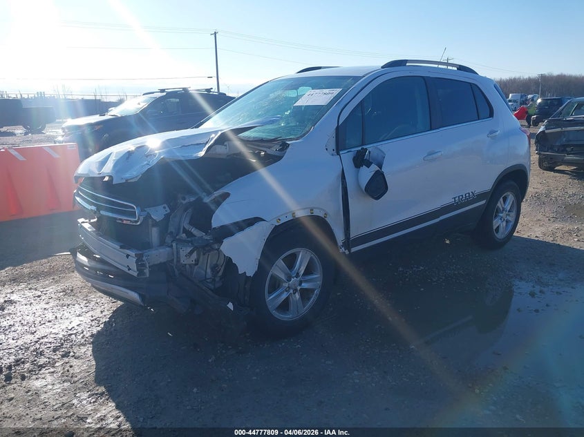 2016 Chevrolet Trax VIN KL7CJLSB5GB520698 IAAI salvage auction — LEFT FRONT, Wait Title, sold $425 on 2026-07-16 (photo 2)