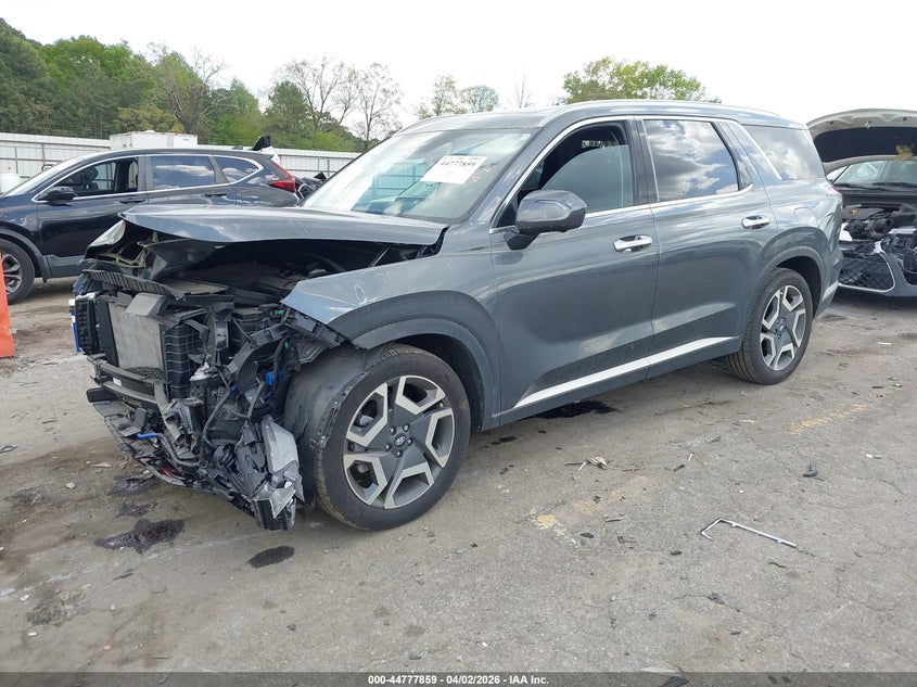 2025 Hyundai Palisade VIN KM8R44GE3SU851544 IAAI salvage auction — FRONT END, Wait Title, sold $12,375 on 2026-07-22 (photo 2)