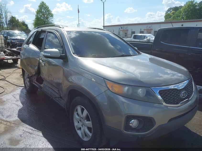 2012 Kia Sorento VIN 5XYKT4A60CG260875 IAAI salvage auction — RIGHT SIDE, Wait Title, sold $650 on 2026-07-13 (photo 1)