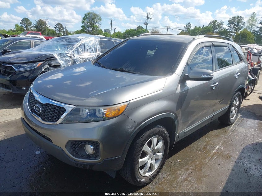2012 Kia Sorento VIN 5XYKT4A60CG260875 IAAI salvage auction — RIGHT SIDE, Wait Title, sold $650 on 2026-07-13 (photo 2)