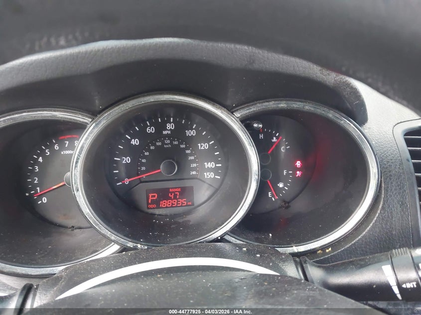 2012 Kia Sorento VIN 5XYKT4A60CG260875 IAAI salvage auction — RIGHT SIDE, Wait Title, sold $650 on 2026-07-13 (photo 7)