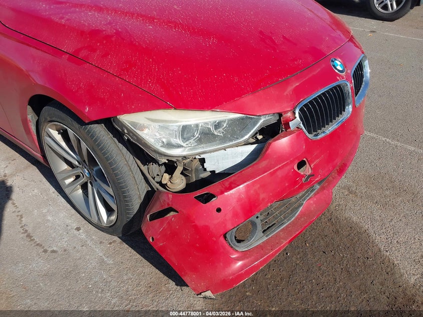 2013 BMW 3er VIN WBA3A9G53DNP36033 IAAI salvage auction — FRONT END, Wait Title, sold $25 on 2026-07-21 (photo 6)