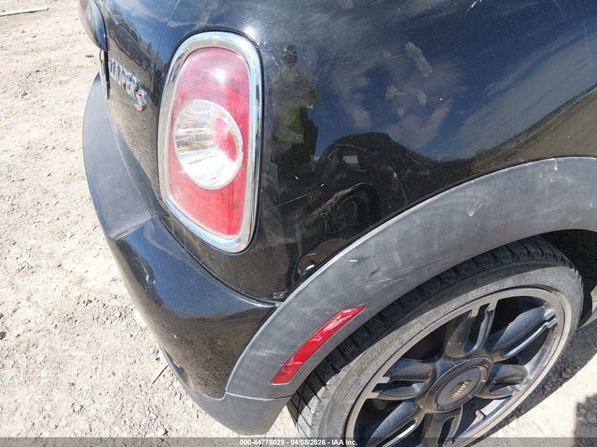 2013 Mini Hard top VIN WMWSV3C51DT394290 IAAI salvage auction — RIGHT REAR, Salvage Title, sold $200 on 2026-07-08 (photo 6)