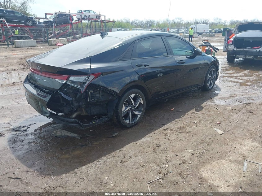 2023 Hyundai Elantra VIN 5NPLS4AG5PH114826 IAAI salvage auction — RIGHT REAR, Salvage (Ohio), sold $5,950 on 2026-07-15 (photo 4)