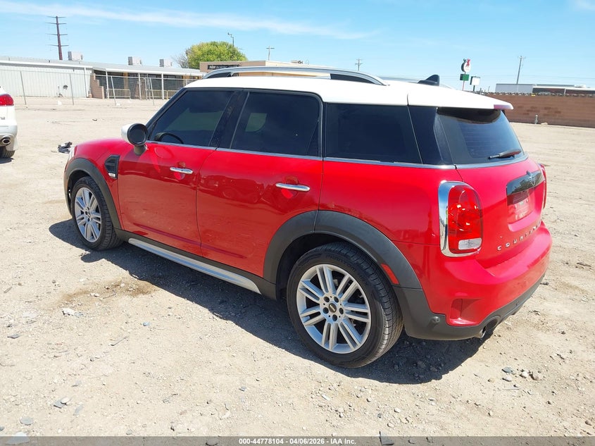 2020 Mini Countryman VIN WMZYW3C00L3L16127 IAAI salvage auction — HAIL, Original (Texas), sold $3,600 on 2026-07-27 (photo 3)
