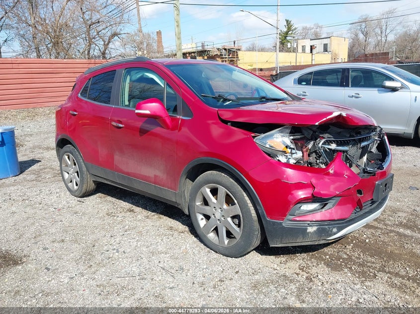2017 Buick Encore VIN KL4CJBSB8HB044861 IAAI salvage auction — FRONT END, Clear (Michigan), sold $1,125 on 2026-07-09 (photo 1)