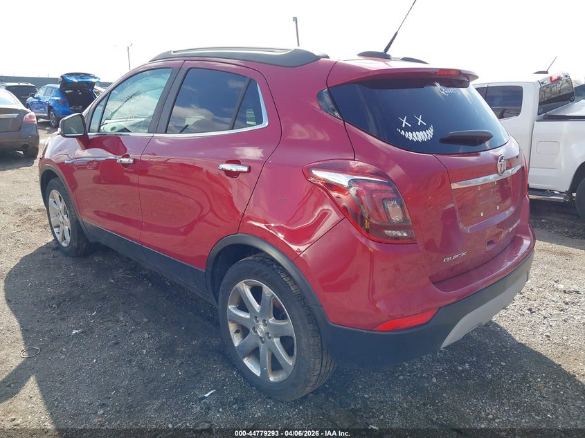 2017 Buick Encore VIN KL4CJBSB8HB044861 IAAI salvage auction — FRONT END, Clear (Michigan), sold $1,125 on 2026-07-09 (photo 3)
