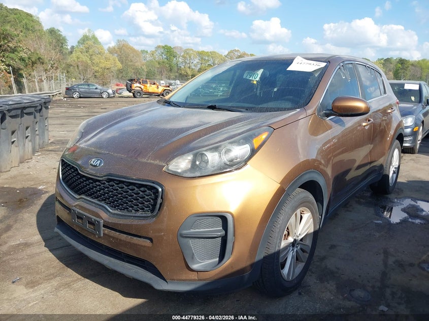 2017 Kia Sportage VIN KNDPM3AC3H7080152 IAAI salvage auction — UNDERCARRIAGE, Salvage (North Carolina), sold $2,250 on 2026-07-09 (photo 2)