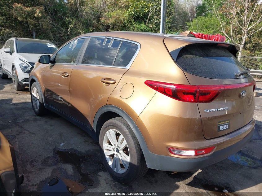 2017 Kia Sportage VIN KNDPM3AC3H7080152 IAAI salvage auction — UNDERCARRIAGE, Salvage (North Carolina), sold $2,250 on 2026-07-09 (photo 3)