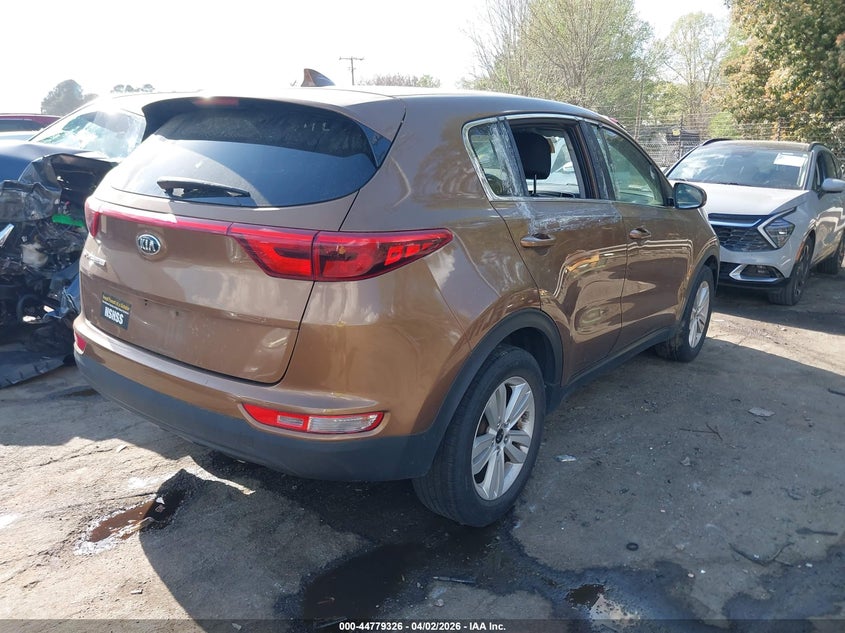 2017 Kia Sportage VIN KNDPM3AC3H7080152 IAAI salvage auction — UNDERCARRIAGE, Salvage (North Carolina), sold $2,250 on 2026-07-09 (photo 4)