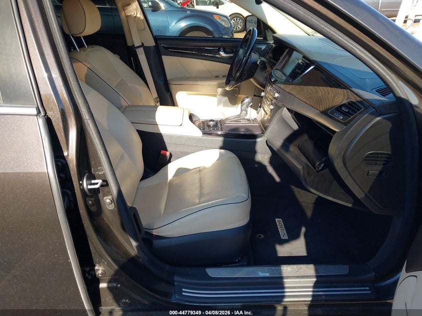 2014 Hyundai Equus VIN KMHGH4JH9EU075911 IAAI salvage auction — FRONT END, Original (Texas), sold $1,575 on 2026-07-13 (photo 5)