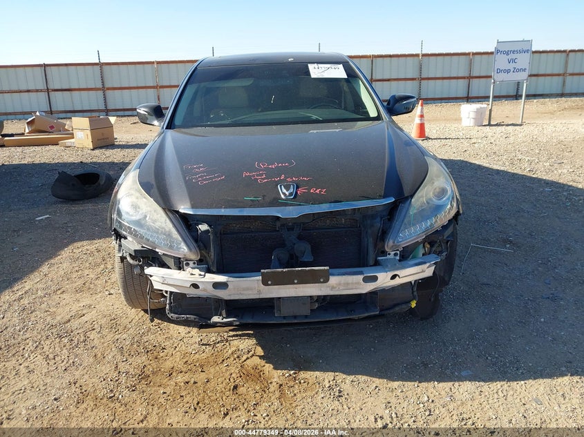 2014 Hyundai Equus VIN KMHGH4JH9EU075911 IAAI salvage auction — FRONT END, Original (Texas), sold $1,575 on 2026-07-13 (photo 6)