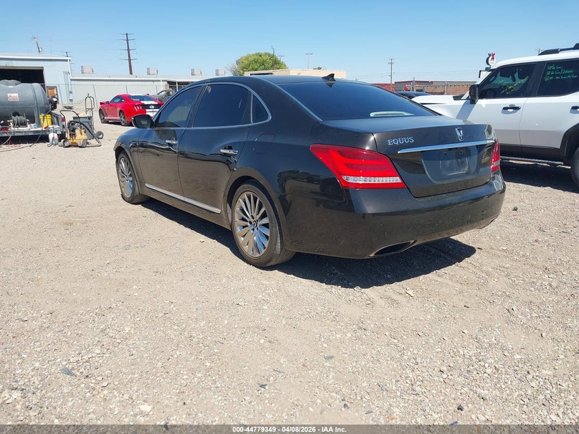 2014 Hyundai Equus VIN KMHGH4JH9EU075911 IAAI salvage auction — FRONT END, Original (Texas), sold $1,575 on 2026-07-13 (photo 3)
