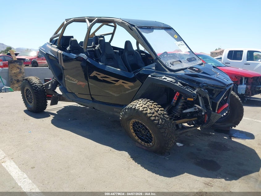 2025 Polaris Rzr VIN 3NSR4D2K9SG135444 IAAI salvage auction — LEFT FRONT, Salvage Title, sold $19,100 on 2026-07-28 (photo 1)