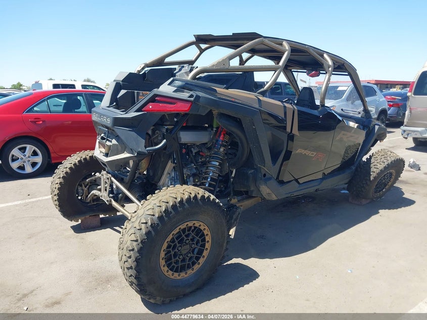 2025 Polaris Rzr VIN 3NSR4D2K9SG135444 IAAI salvage auction — LEFT FRONT, Salvage Title, sold $19,100 on 2026-07-28 (photo 4)