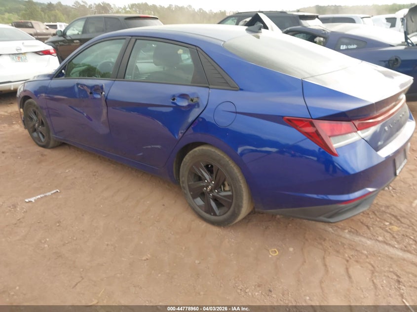 2021 Hyundai Elantra VIN 5NPLM4AG3MH004525 IAAI salvage auction — LEFT SIDE, Salvage (Alabama), sold $2,800 on 2026-07-15 (photo 3)