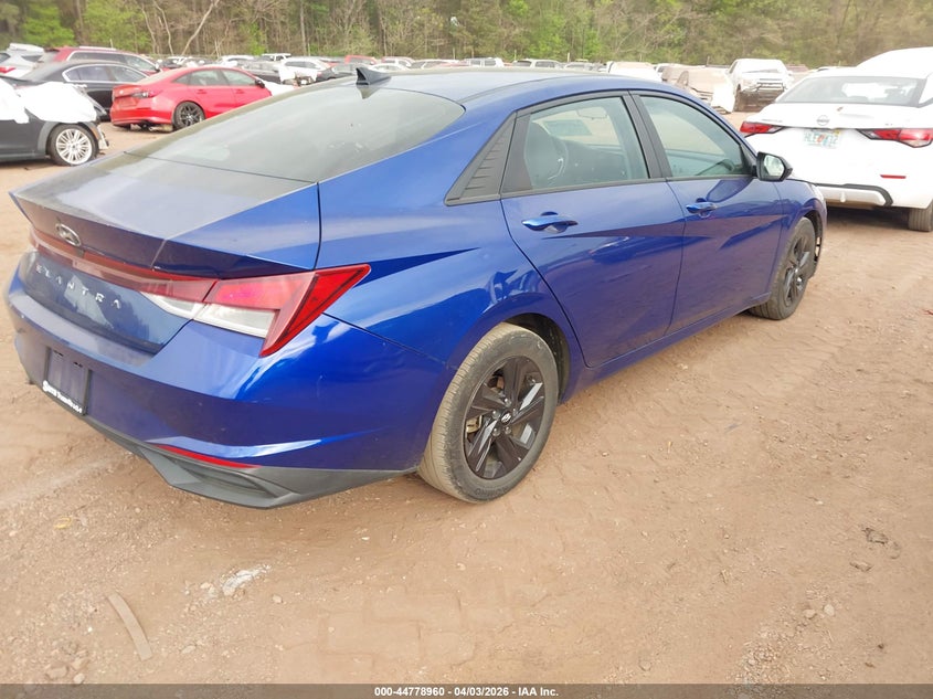 2021 Hyundai Elantra VIN 5NPLM4AG3MH004525 IAAI salvage auction — LEFT SIDE, Salvage (Alabama), sold $2,800 on 2026-07-15 (photo 4)