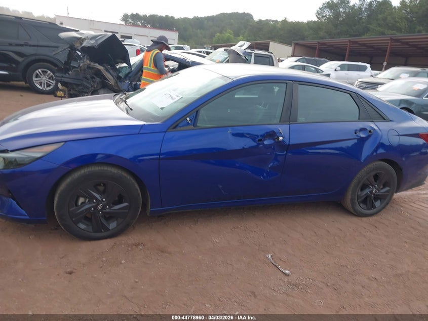 2021 Hyundai Elantra VIN 5NPLM4AG3MH004525 IAAI salvage auction — LEFT SIDE, Salvage (Alabama), sold $2,800 on 2026-07-15 (photo 6)