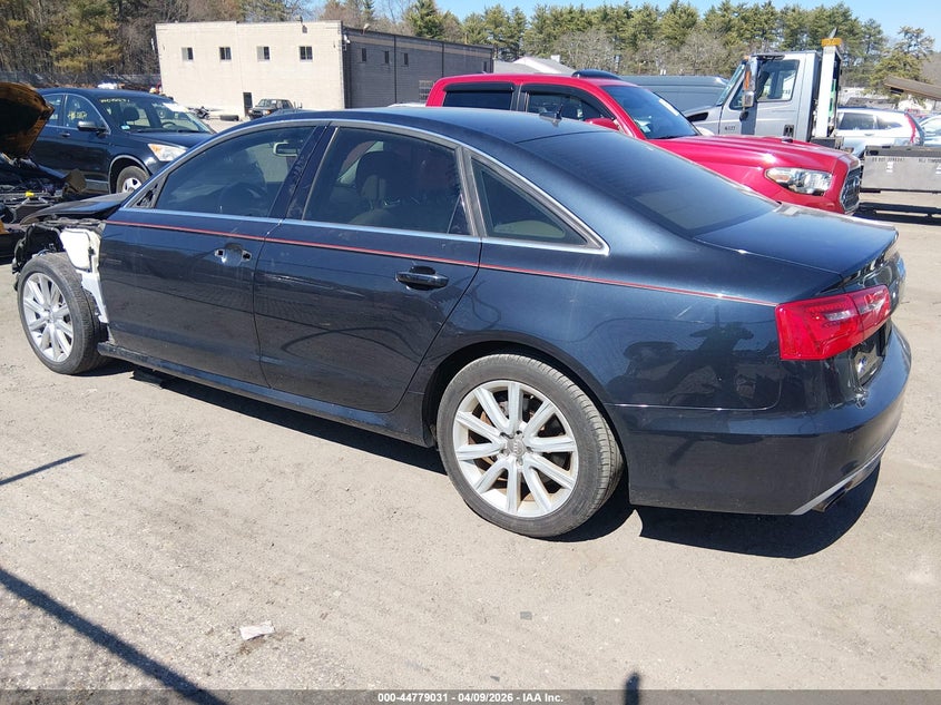 2012 Audi A6 VIN WAUJGAFC5CN055538 IAAI salvage auction — LEFT SIDE, Salvage Title, sold $1,700 on 2026-07-17 (photo 3)