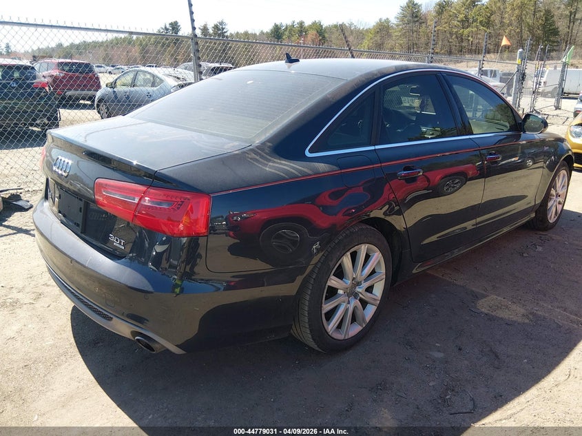 2012 Audi A6 VIN WAUJGAFC5CN055538 IAAI salvage auction — LEFT SIDE, Salvage Title, sold $1,700 on 2026-07-17 (photo 4)