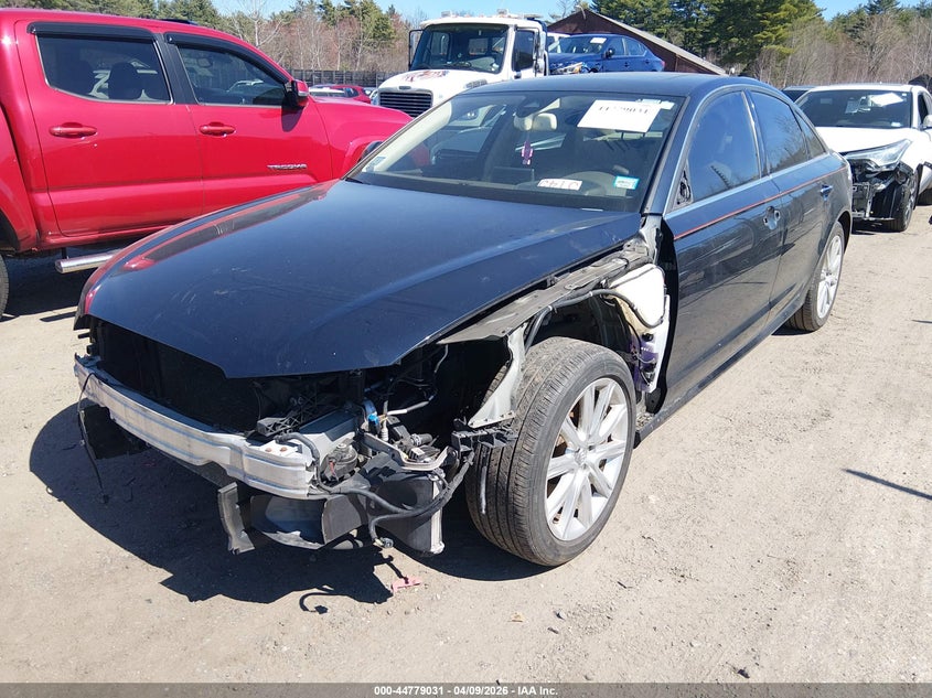 2012 Audi A6 VIN WAUJGAFC5CN055538 IAAI salvage auction — LEFT SIDE, Salvage Title, sold $1,700 on 2026-07-17 (photo 6)