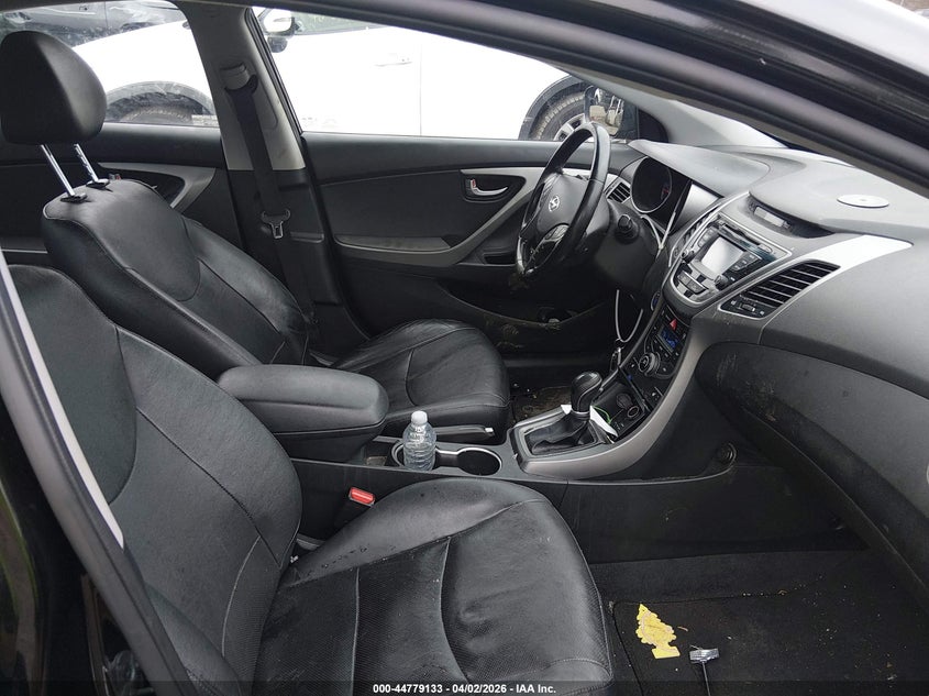 2016 Hyundai Elantra VIN KMHDH4AEXGU534536 IAAI salvage auction — RIGHT FRONT, Wait Title, sold $725 on 2026-07-14 (photo 5)