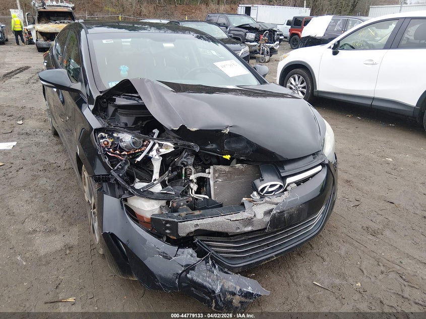 2016 Hyundai Elantra VIN KMHDH4AEXGU534536 IAAI salvage auction — RIGHT FRONT, Wait Title, sold $725 on 2026-07-14 (photo 6)