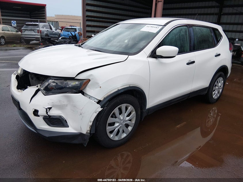 2016 Nissan Rogue VIN JN8AT2MT1GW029983 IAAI salvage auction — FRONT END, Salvage (Hawaii), sold $650 on 2026-07-28 (photo 2)