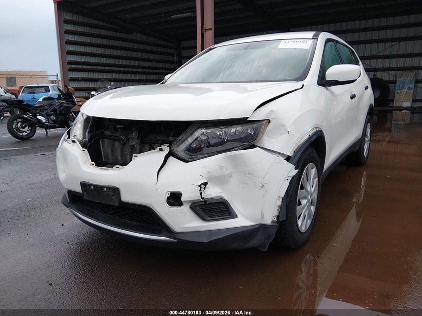 2016 Nissan Rogue VIN JN8AT2MT1GW029983 IAAI salvage auction — FRONT END, Salvage (Hawaii), sold $650 on 2026-07-28 (photo 6)