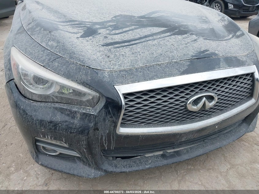 2015 Infiniti Q50 VIN JN1BV7AP0FM353213 IAAI salvage auction — THEFT, Wait Title, sold $2,800 on 2026-07-20 (photo 6)