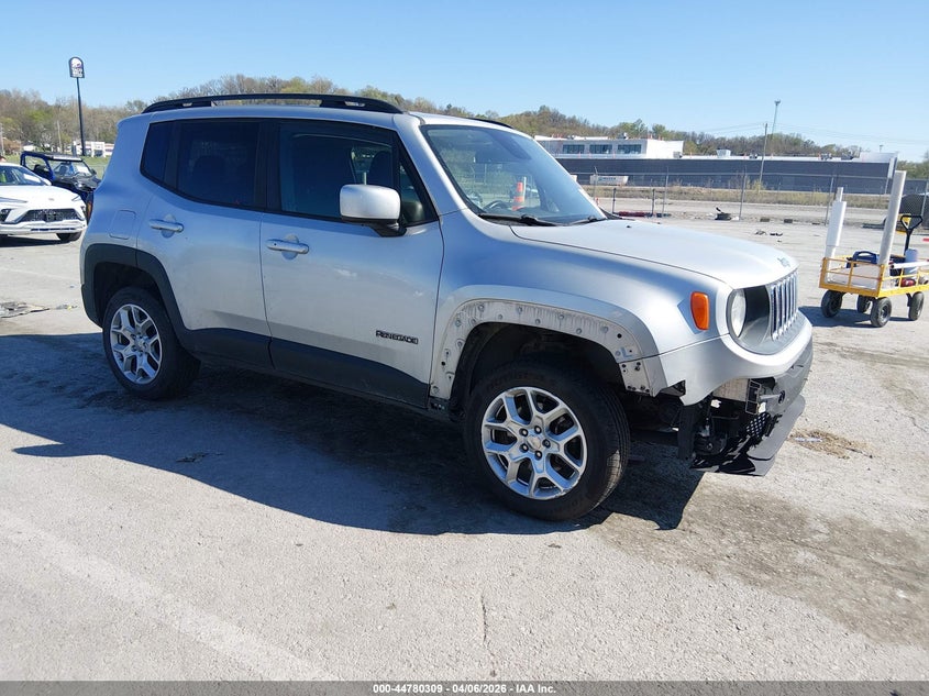 2017 Jeep Renegade VIN ZACCJBBB6HPE80040 IAAI salvage auction — RIGHT FRONT, Salvage (Illinois), sold $1,350 on 2026-07-07 (photo 1)