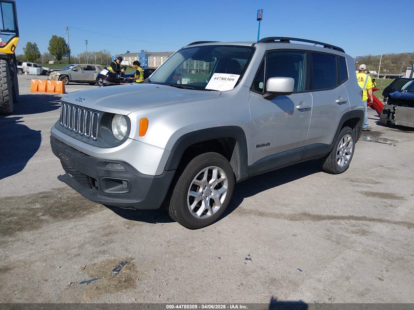 2017 Jeep Renegade VIN ZACCJBBB6HPE80040 IAAI salvage auction — RIGHT FRONT, Salvage (Illinois), sold $1,350 on 2026-07-07 (photo 2)