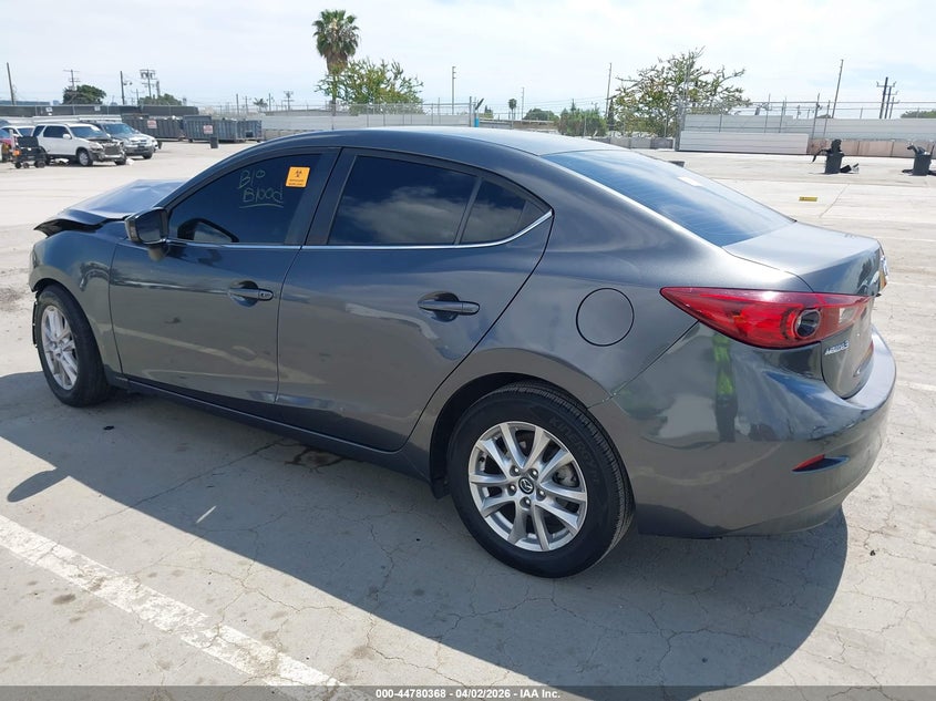 2016 Mazda 3 VIN JM1BM1U77G1303467 IAAI salvage auction — FRONT & REAR, Wait Title, sold $500 on 2026-07-15 (photo 3)