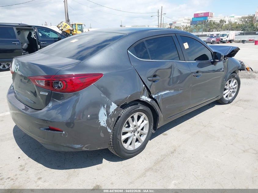 2016 Mazda 3 VIN JM1BM1U77G1303467 IAAI salvage auction — FRONT & REAR, Wait Title, sold $500 on 2026-07-15 (photo 4)