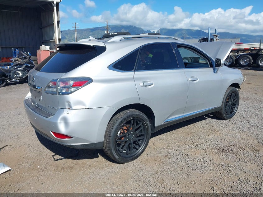 2012 Lexus Rx VIN JTJZK1BA7C2414279 IAAI salvage auction — FRONT END, Salvage (Hawaii), sold $900 on 2026-07-28 (photo 4)