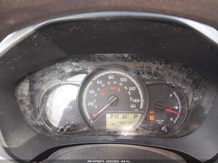 2015 Toyota Yaris VIN VNKKTUD30FA043775 IAAI salvage auction — HAIL, Wait Title, sold $3,150 on 2026-07-09 (photo 7)