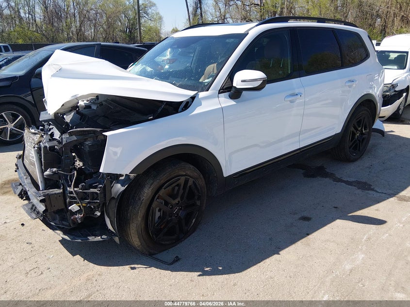 2024 Kia Telluride VIN 5XYP3DGC4RG503356 IAAI salvage auction — FRONT END, Salvage (Kansas), sold $7,400 on 2026-07-15 (photo 2)