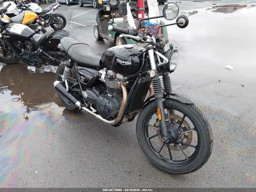 2022 Triumph motorcycle Street VIN SMTD31G77NTAF3799 — IAAI salvage auction photo