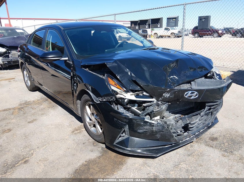 2021 Hyundai Elantra VIN 5NPLL4AG1MH046730 IAAI salvage auction — FRONT END, Wait Title, sold $2,050 on 2026-07-22 (photo 1)