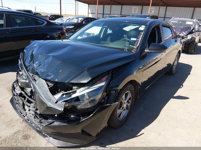 2021 Hyundai Elantra VIN 5NPLL4AG1MH046730 IAAI salvage auction — FRONT END, Wait Title, sold $2,050 on 2026-07-22 (photo 2)