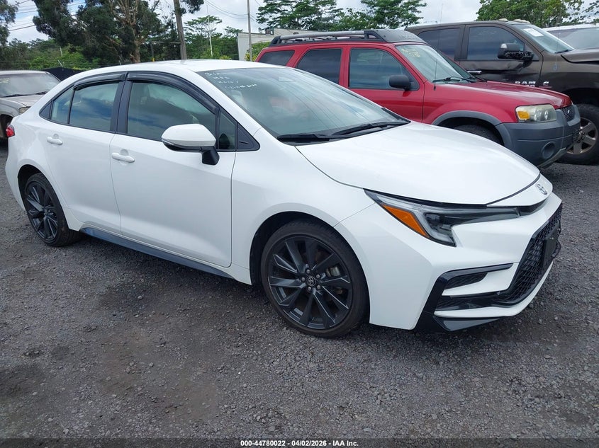 2023 Toyota Corolla VIN JTDS4MCE6PJ101155 IAAI salvage auction — LEFT FRONT, Clear (Hawaii), sold $4,025 on 2026-07-28 (photo 1)