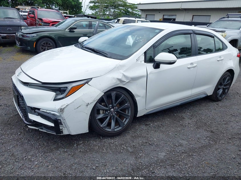 2023 Toyota Corolla VIN JTDS4MCE6PJ101155 IAAI salvage auction — LEFT FRONT, Clear (Hawaii), sold $4,025 on 2026-07-28 (photo 2)