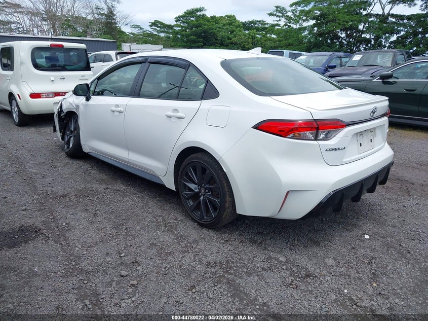 2023 Toyota Corolla VIN JTDS4MCE6PJ101155 IAAI salvage auction — LEFT FRONT, Clear (Hawaii), sold $4,025 on 2026-07-28 (photo 3)