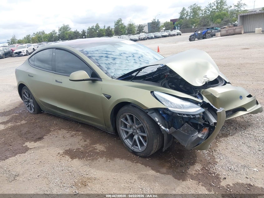 2019 Tesla Model 3 VIN 5YJ3E1EA9KF190374 IAAI salvage auction — FRONT END, Wait Title, sold $4,050 on 2026-07-20 (photo 1)