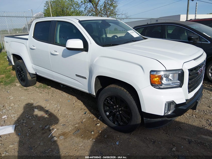 2021 Gmc Canyon VIN 1GTG6CEN3M1112844 IAAI salvage auction — LEFT FRONT, Salvage Title, sold $8,400 on 2026-07-18 (photo 1)