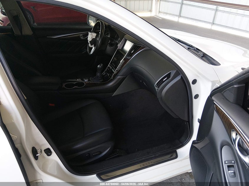 2019 Infiniti Q50 VIN JN1EV7AR8KM552051 IAAI salvage auction — FRONT END, Wait Title, sold $3,050 on 2026-07-09 (photo 5)